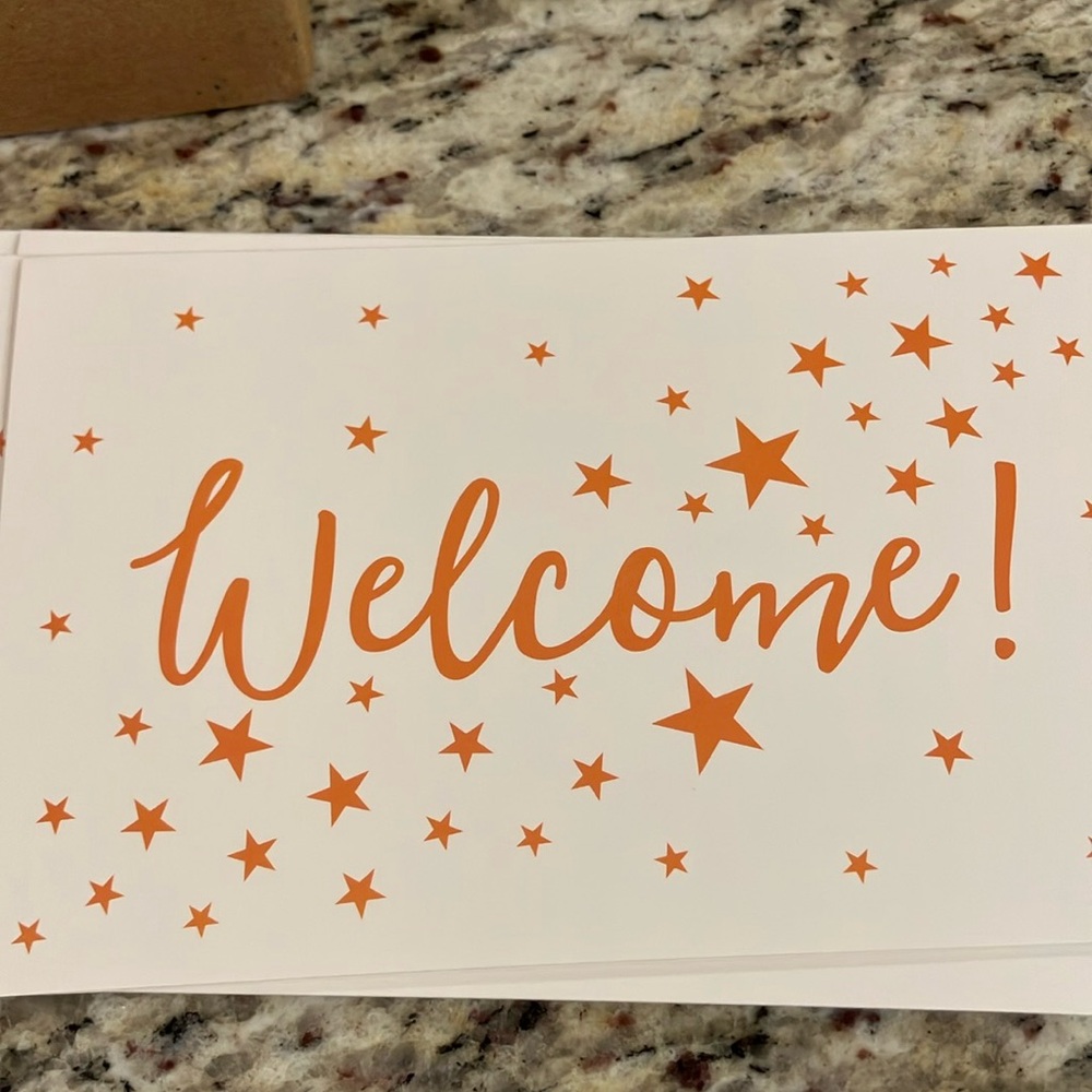 Assorted Welcome Cards and Envelopes Set of 36 Business Stationary Minimalist - Picture 7 of 8